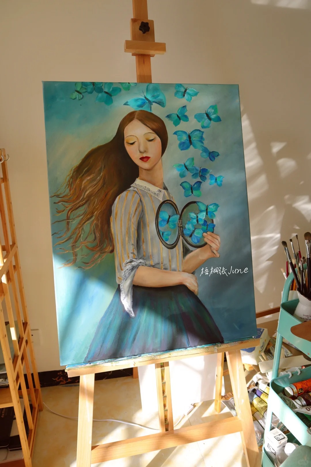 油画/梦蝴蝶的梦